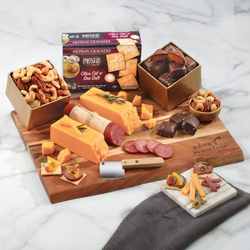 A Great Impression Meat & Cheese Board Deluxe